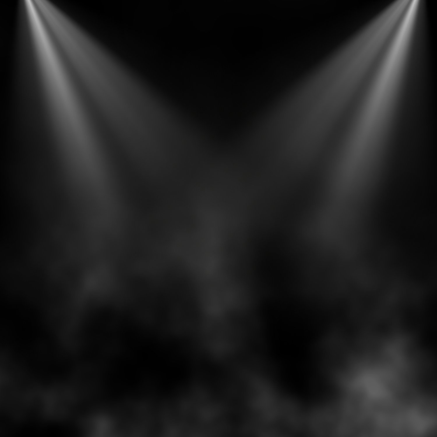 3D Grunge Background with Smoke under Spotlights